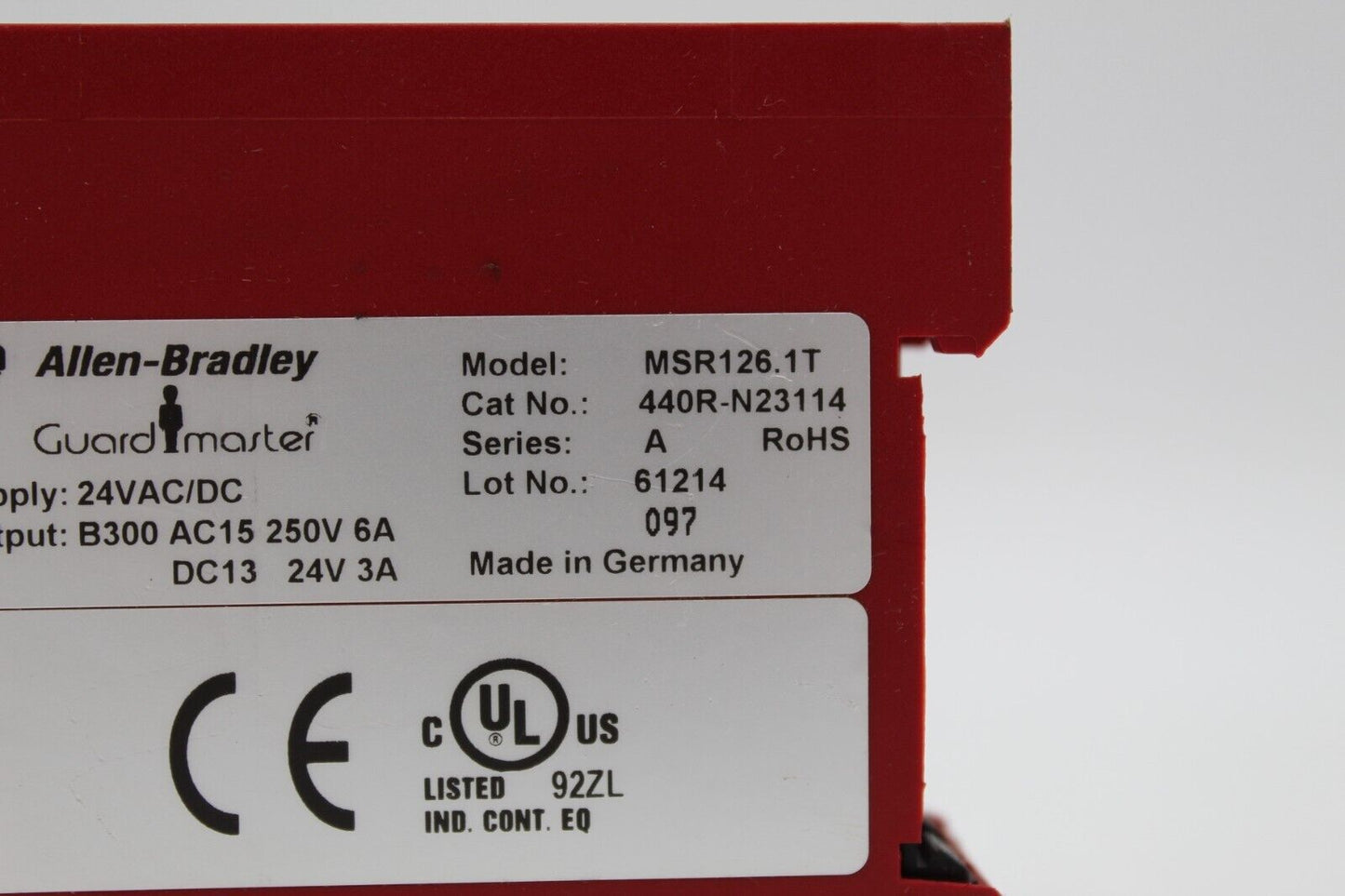 Allen-Bradley 440R-N23114 Guardmaster Safety Relay