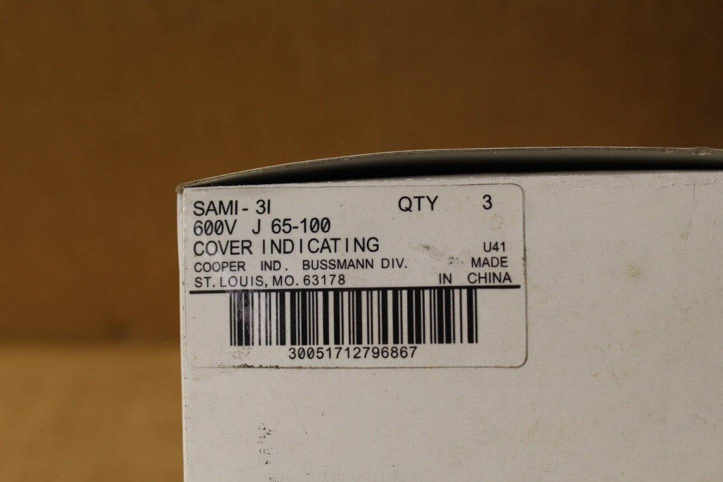 Bussman SAMI-31 Indicating Fuse Covers LOT OF 3