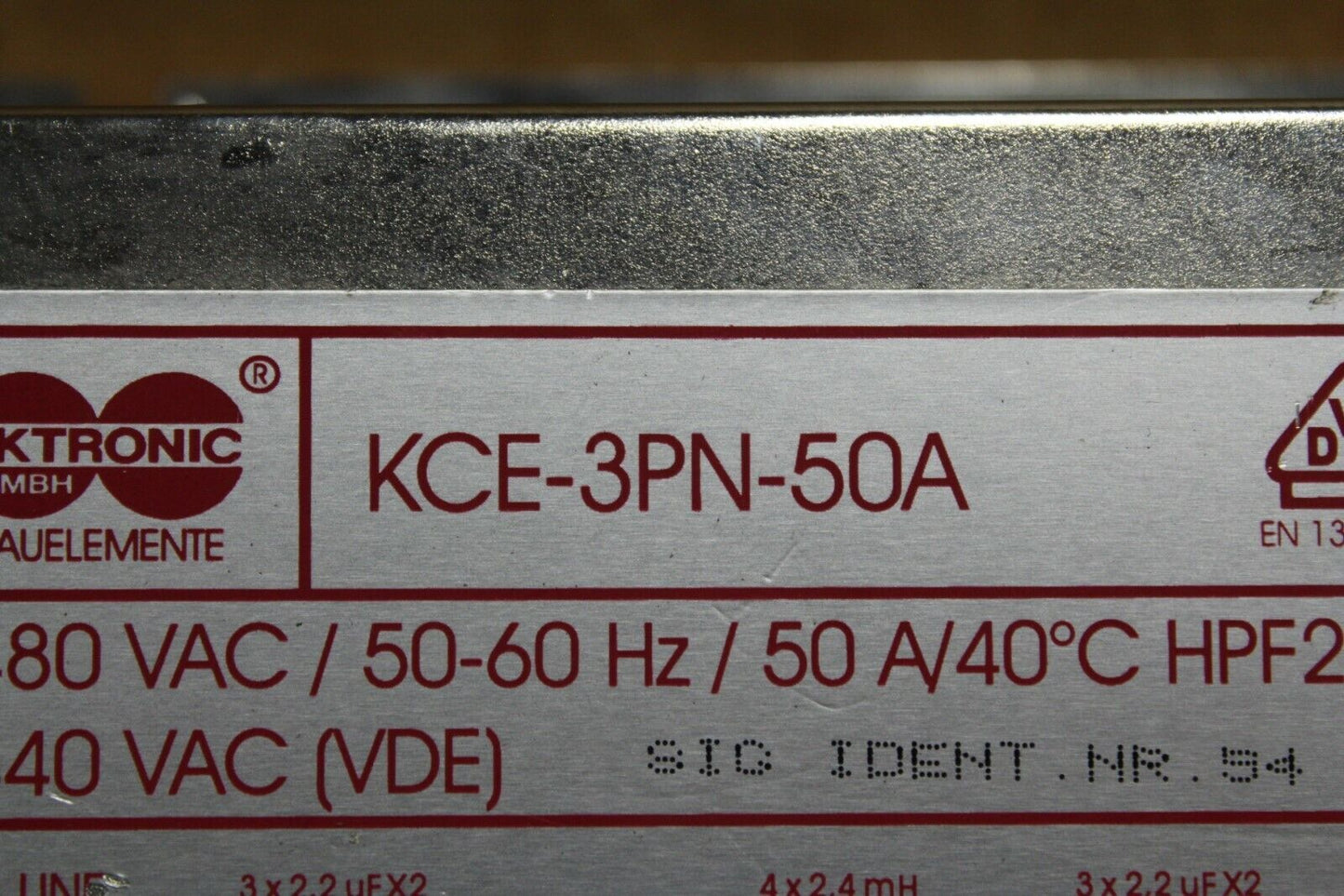 Kenfektronic KCE-3PN-50A Passive Filter Unit