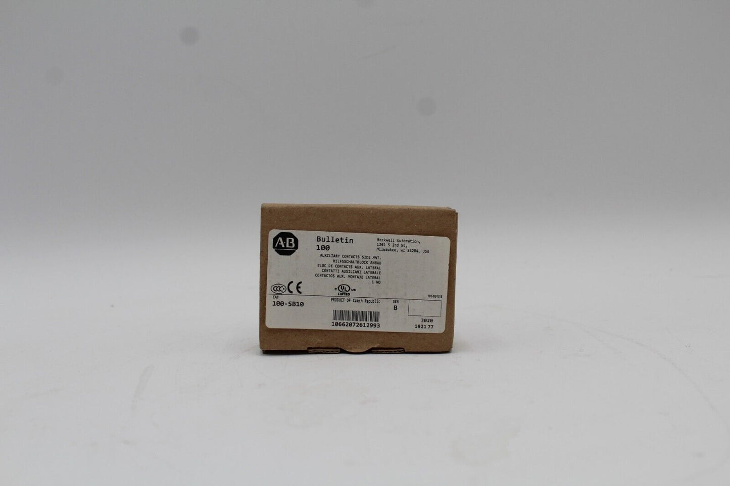 Allen-Bradley 100-SB10 Auxiliary Contact Side Mount (1PC)