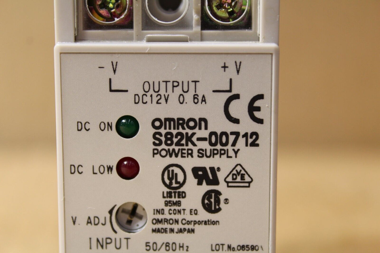 Omron S82K-00712 Power Supply