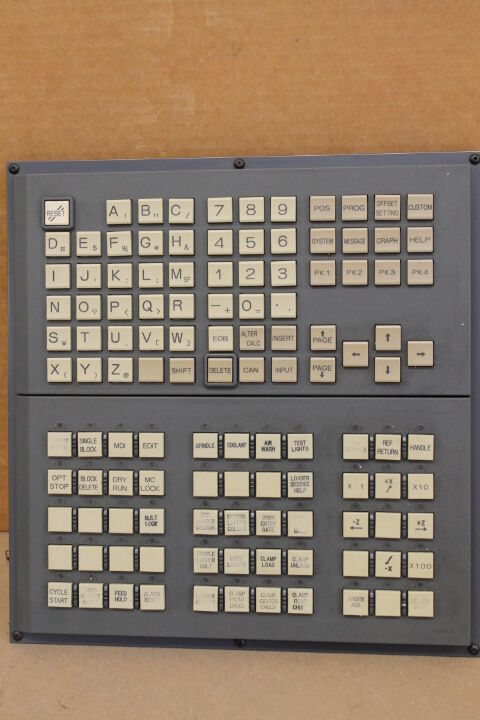 FANUC A02B-0236-C240 OPERATOR PANEL WITH A20B-8002-0020 INTERFACE