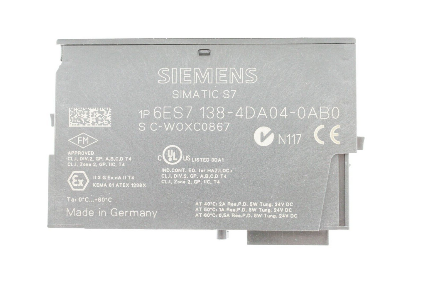 Siemens 6ES7 138-4DA04-0AB0 Simatic S7 Electronics Module