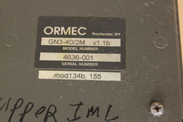 ORMEC GN3-40/2M MODEL 40 MOTION CONTROLLER