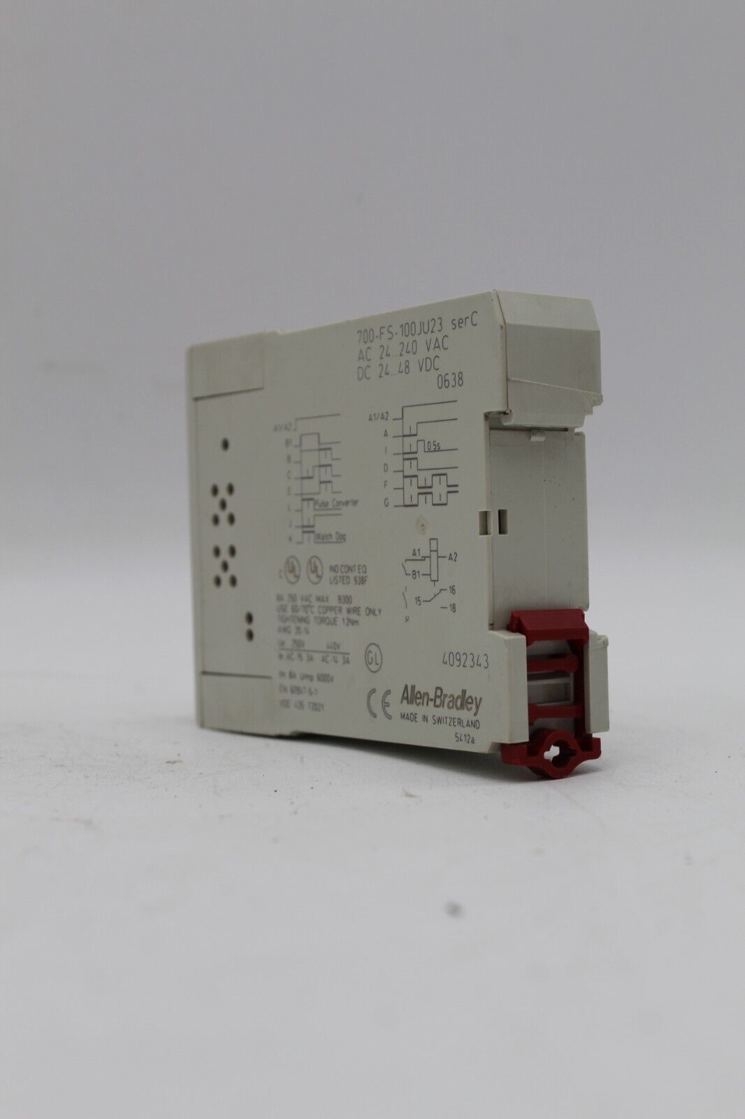 Allen-Bradley 700-FS-100JU23 Timing Relay