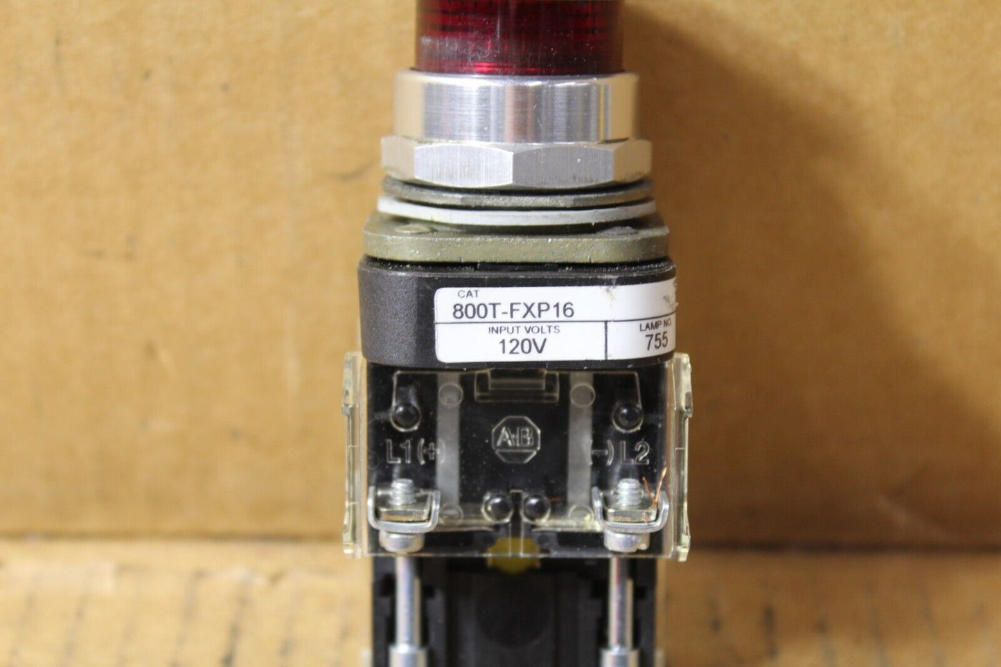 Allen-Bradley 800T-FXP16 Red Mushroom Push Button