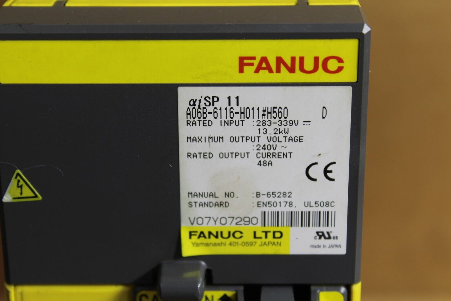 Fanuc A06B-6116-H011#H560 Servo Amplifier Driver