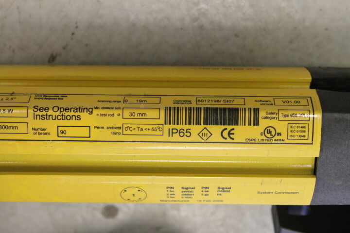 SICK XC40E-1803A0A0CAB0 C4000 LIGHT CURTAIN