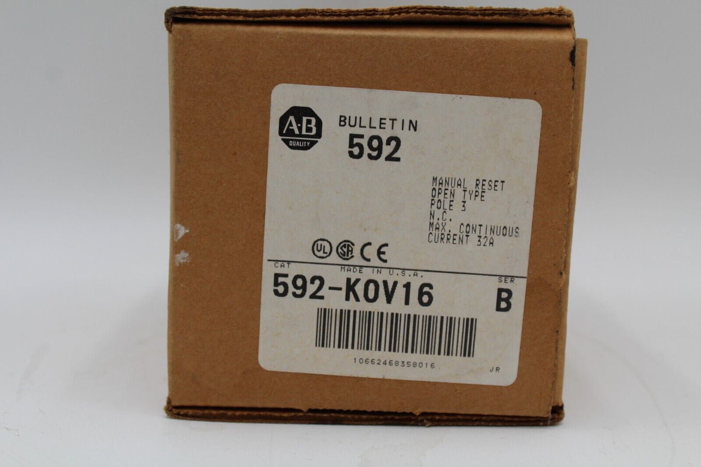 Allen-Bradley 592-KOV16 Overload Relay Unit