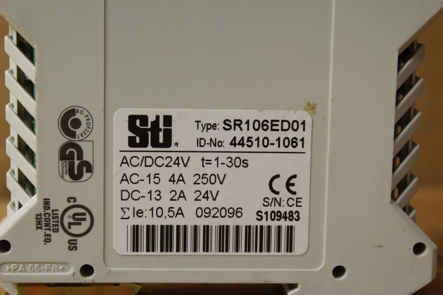 Sti SR106ED01 Safety Relay