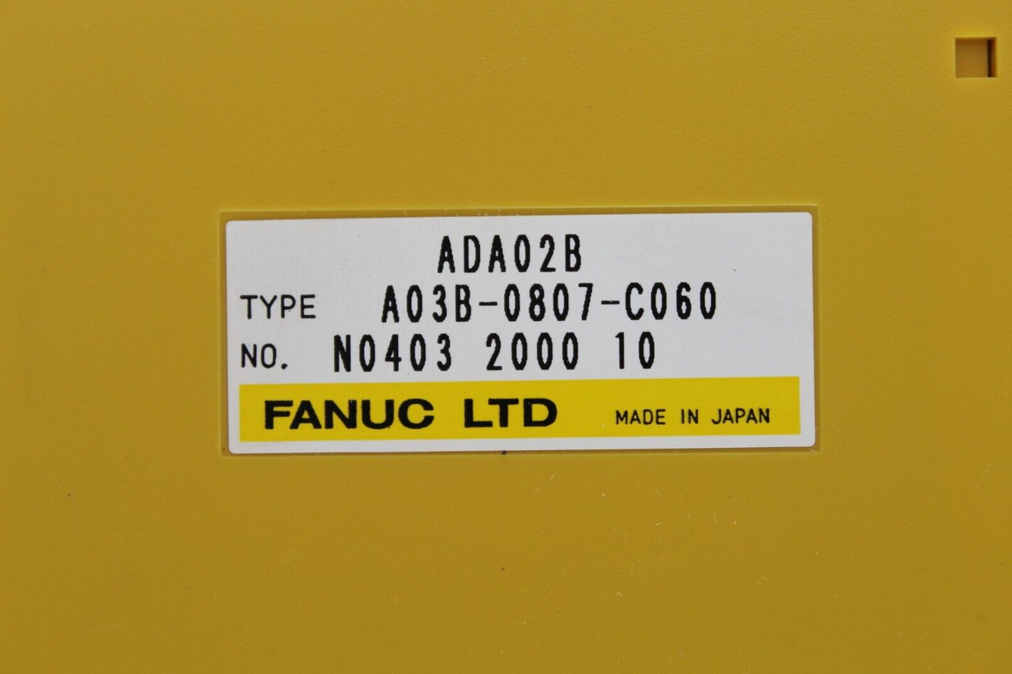 Fanuc A03B-0807-C060 I/O Module