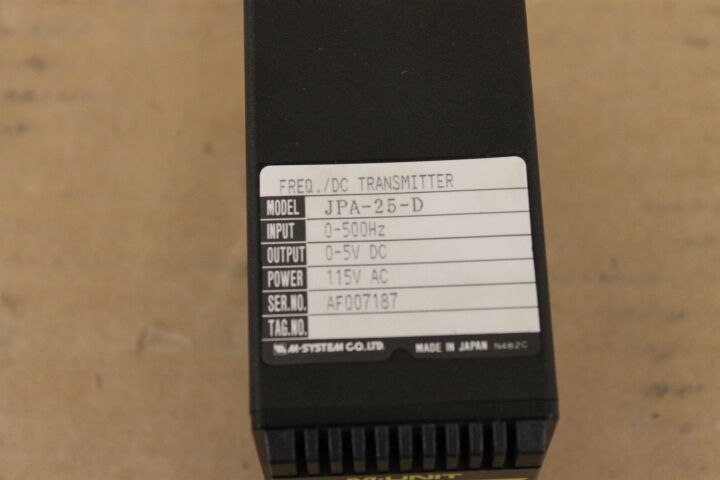 M SYSTEM CO LTD JPA-25-D TRANSMITTER