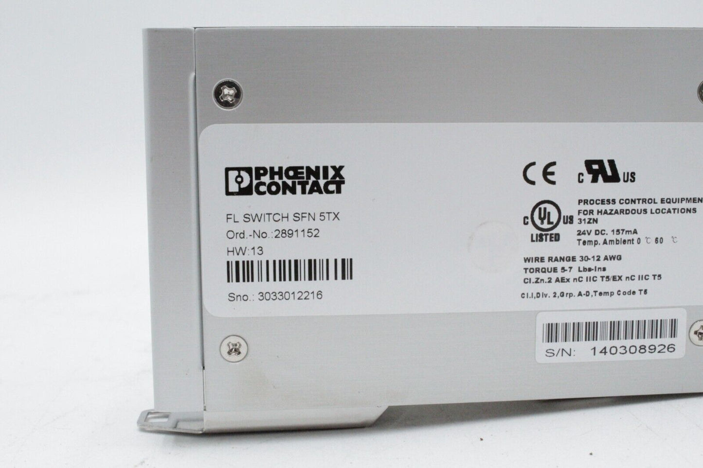 Phoenix Contact FL SWITCH SFN 5TX 5-Port Ethernet Switch