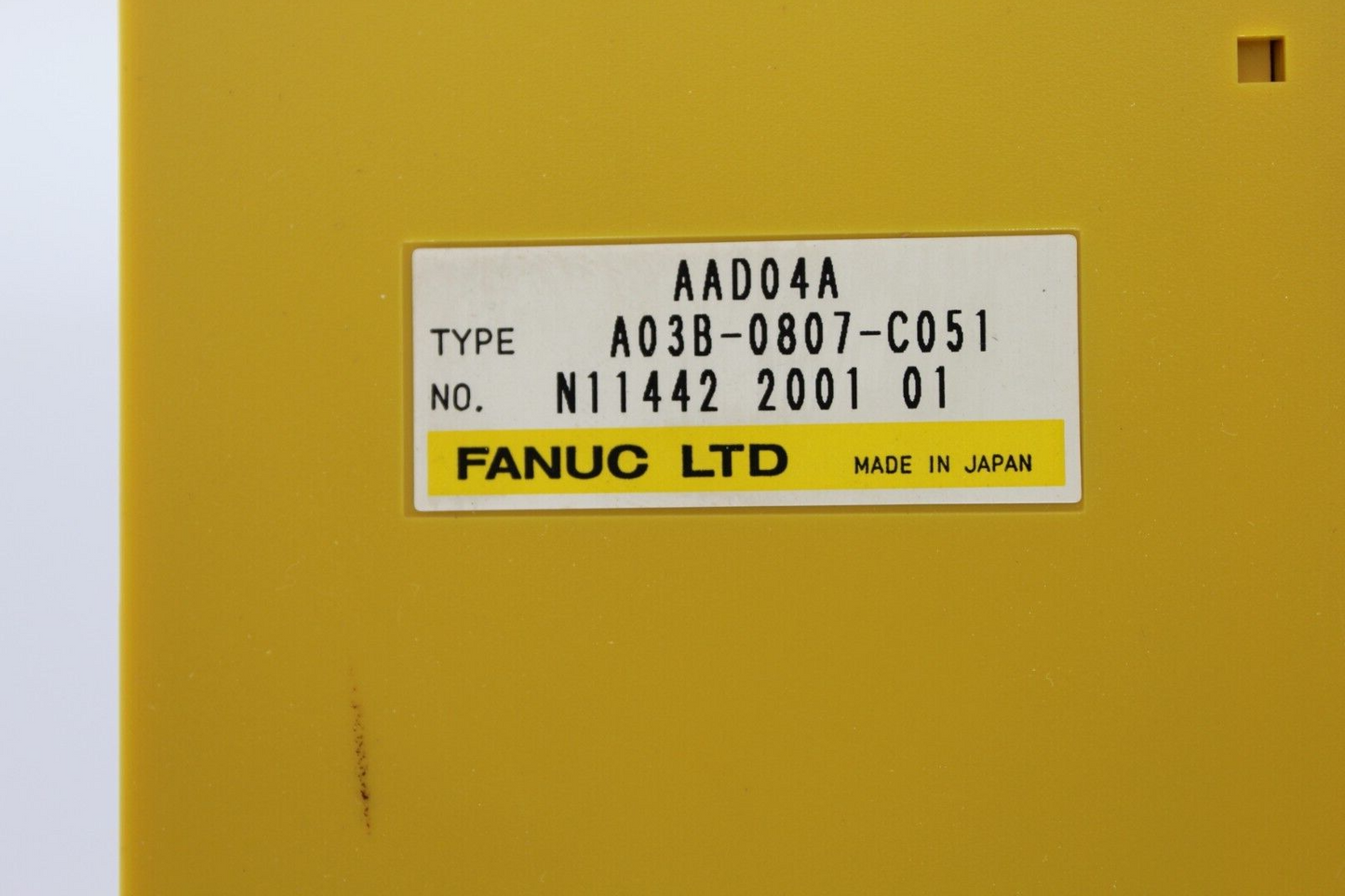Fanuc A03B-0807-C051 Analog Input Module