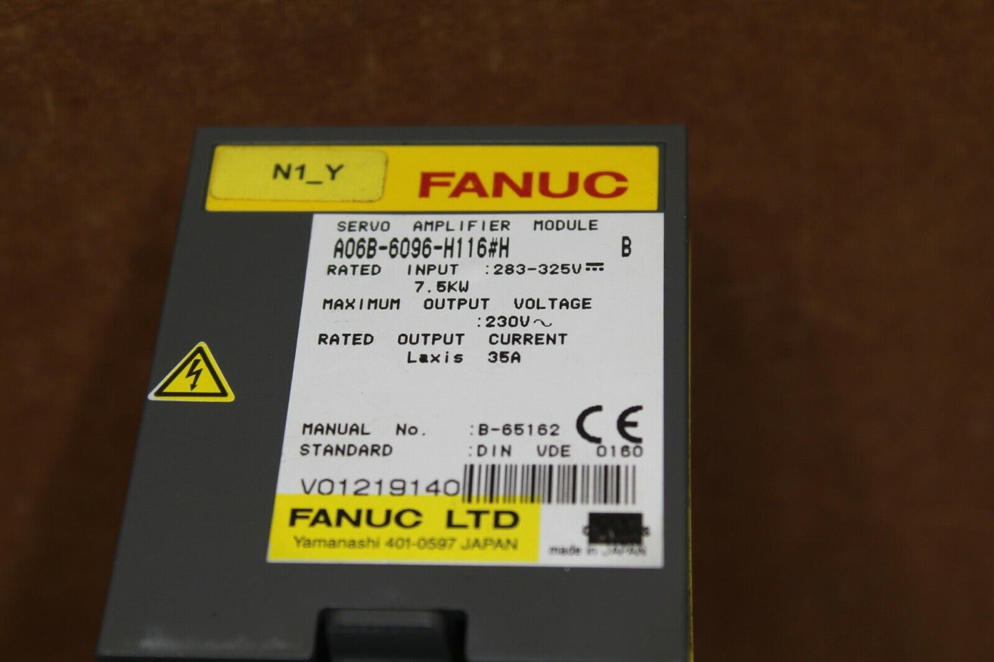 Fanuc A06B-6096-H116#H Servo Drive