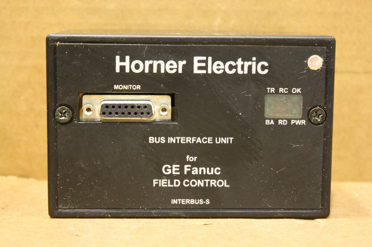 GE FANUC HE670IBU100N BUS INTERFACE UNIT FOR GE FIELD CONTROL INTERBUS-S