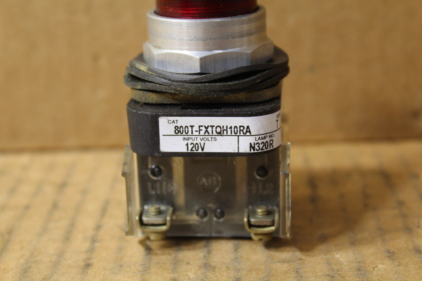Allen-Bradley 800T-FXTQH10RA Red Mushroom Push Button