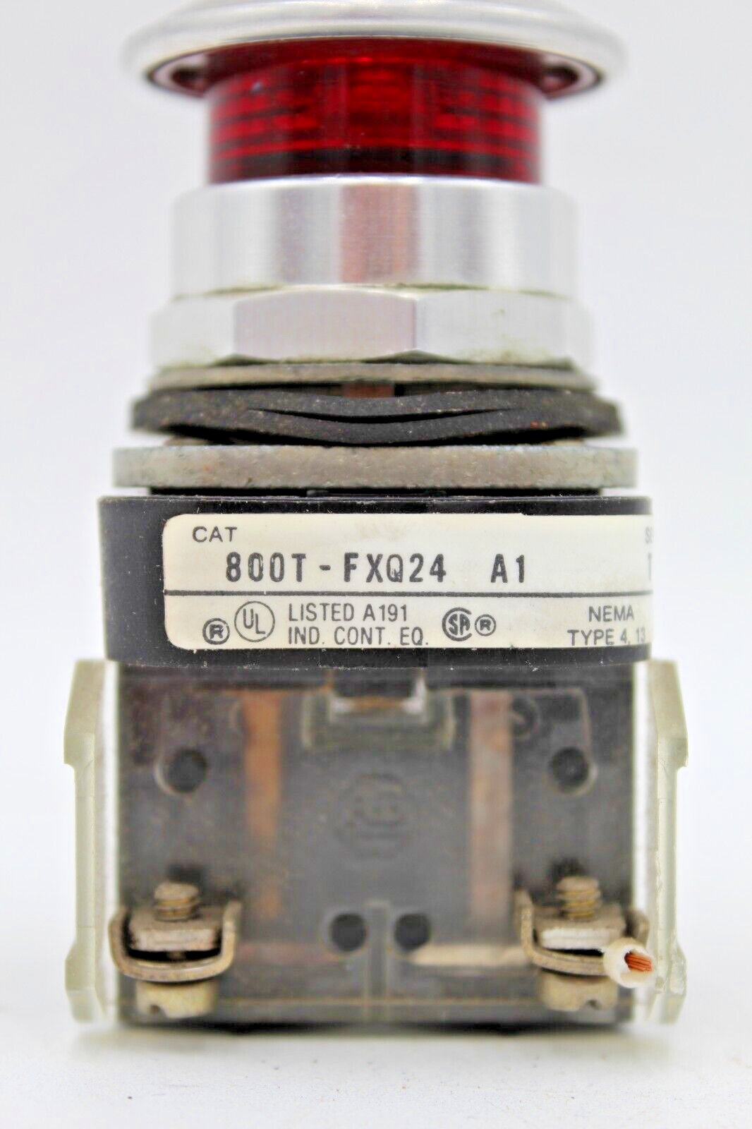Allen-Bradley 800T-FXQ24 A1 Red Emergency Stop Button