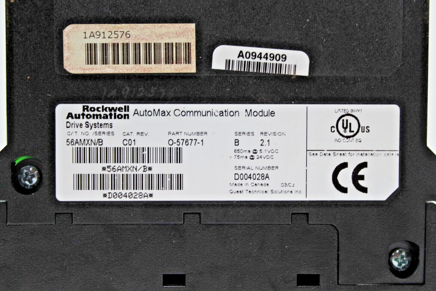 Allen-Bradley 56AMXN/B AutoMax Communication Module