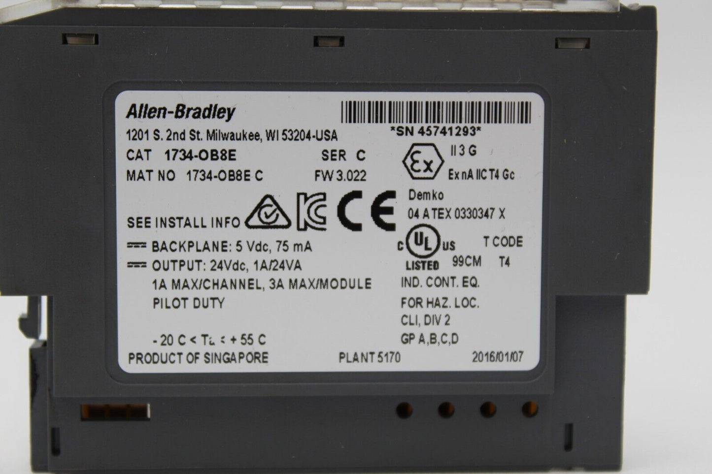 Allen-Bradley 1734-OB8E Digital Output Module
