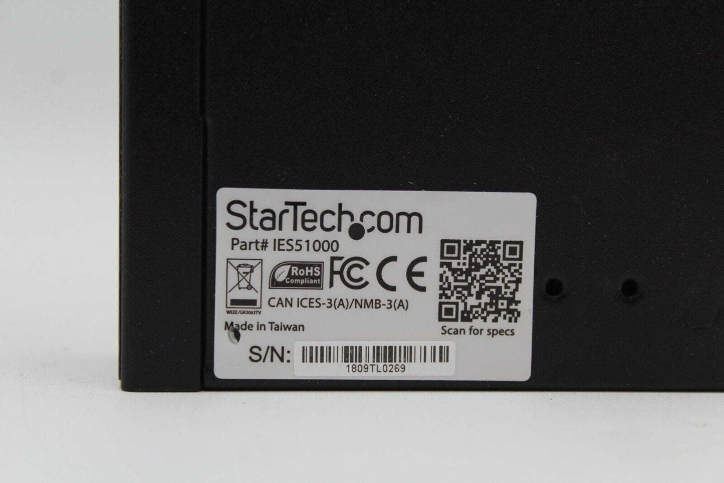 StarTech IES51000 5 Port Unmanaged Industrial Ethernet Switch