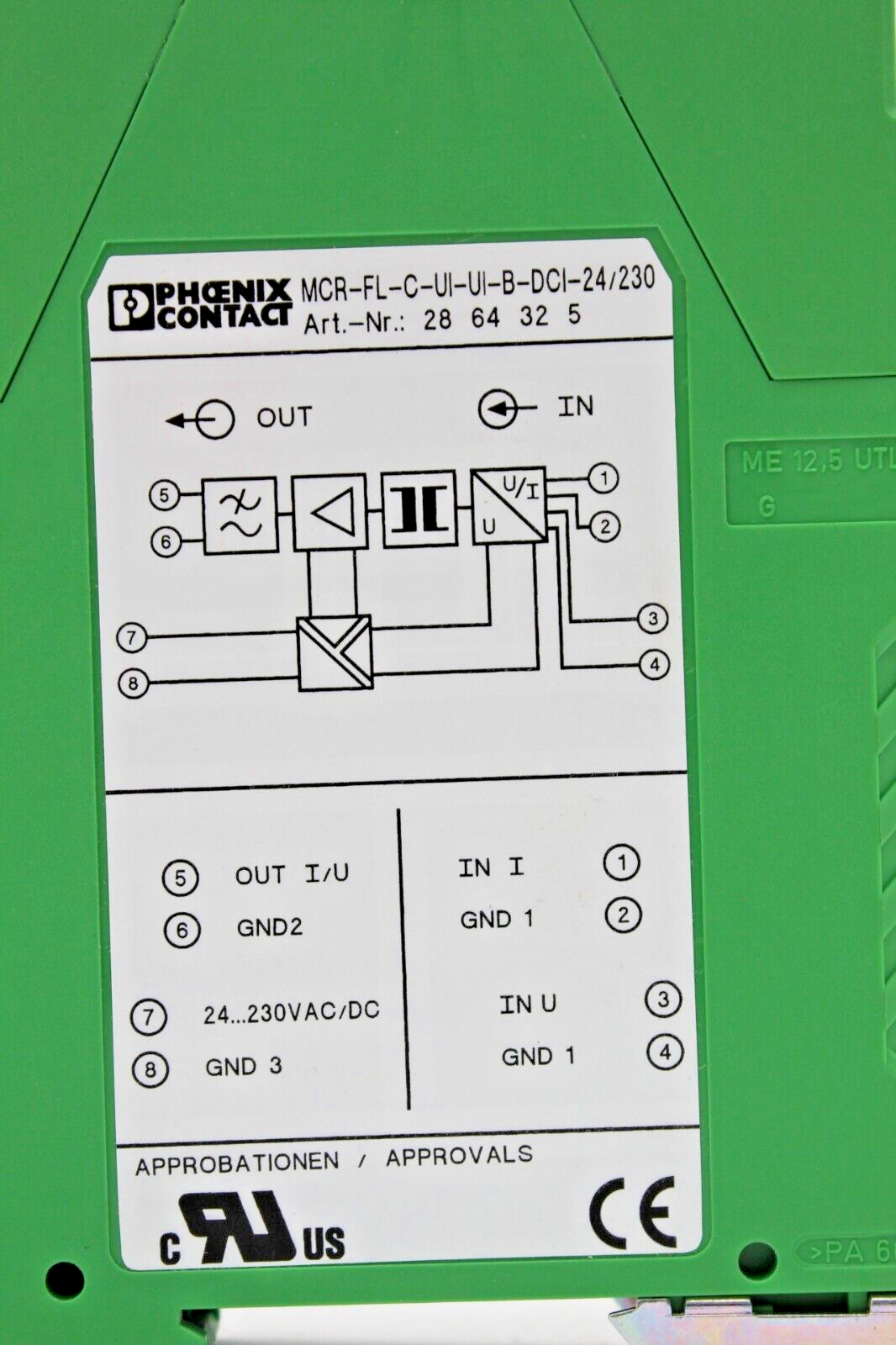Phoenix Contact MCR-FL-C-UI-UI-B-DCI-24/230 Isolating Amplifier