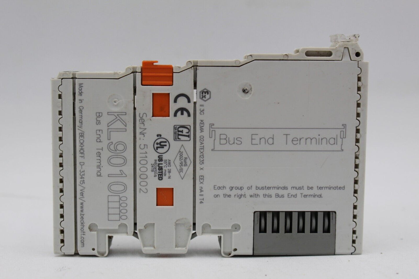 Beckhoff KL9010 Bus End Terminal