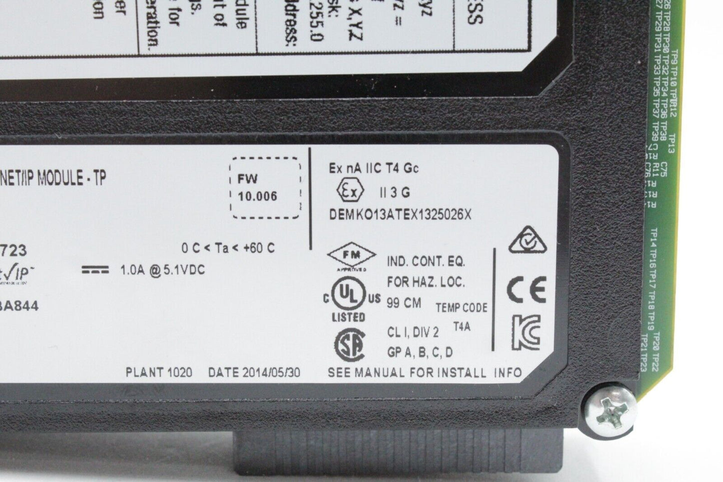 Allen-Bradley 1756-EN2T /D CLX HI Cap Enet/IP Module