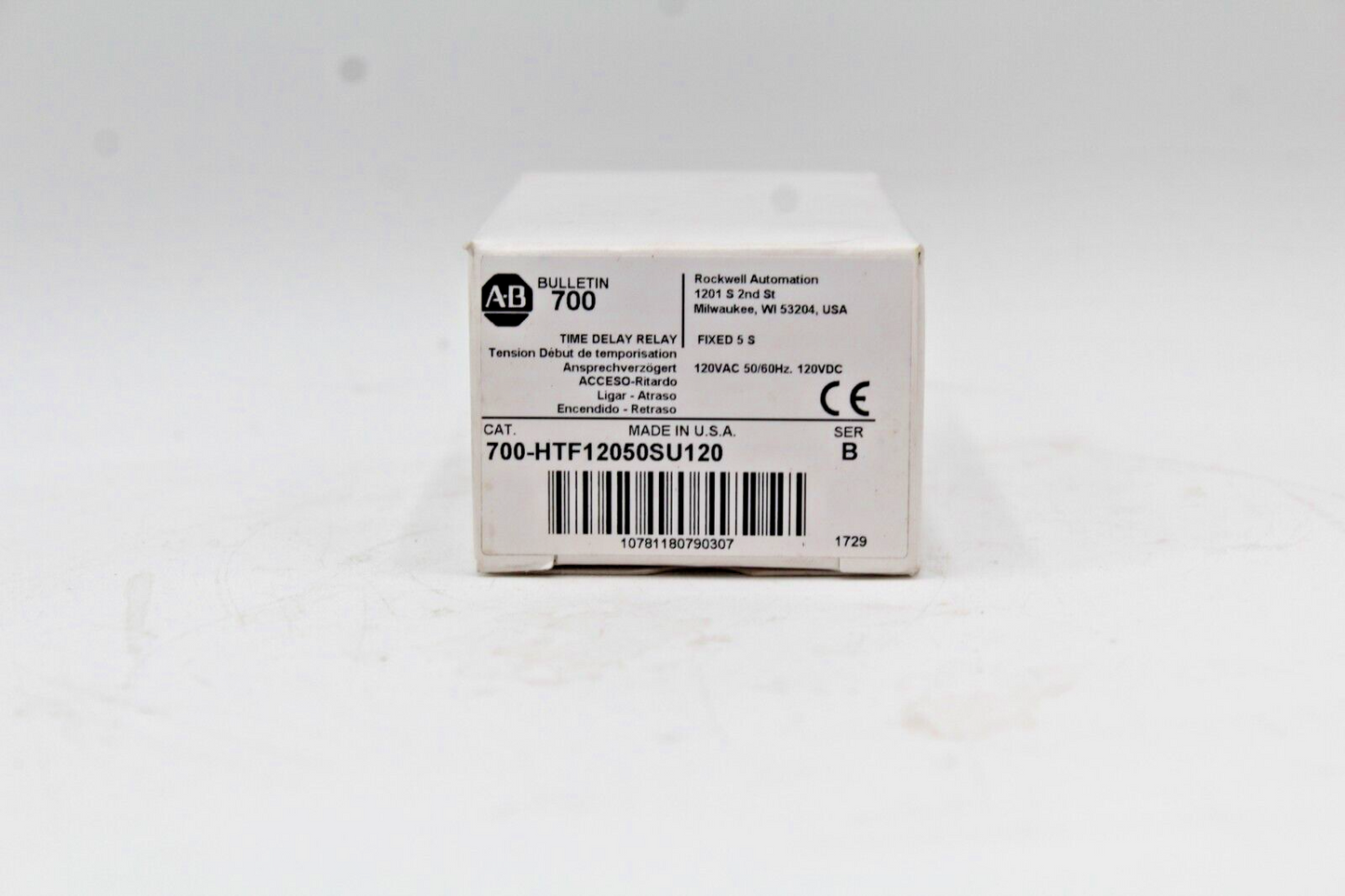 Allen-Bradley 700-HTF12050SU120 Time Delay Relay