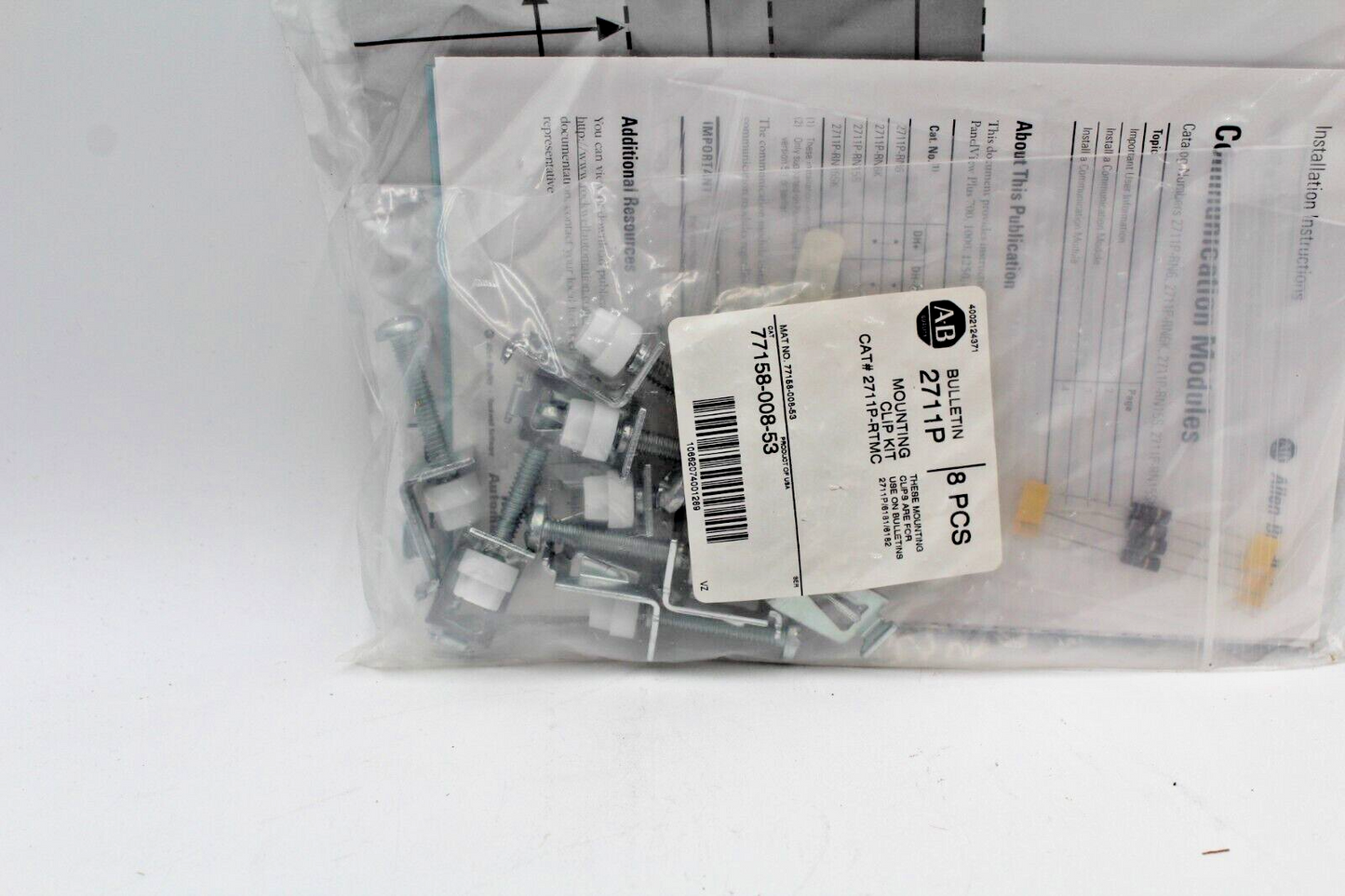 Allen-Bradley 77158-008-53 Mounting Clip Kit