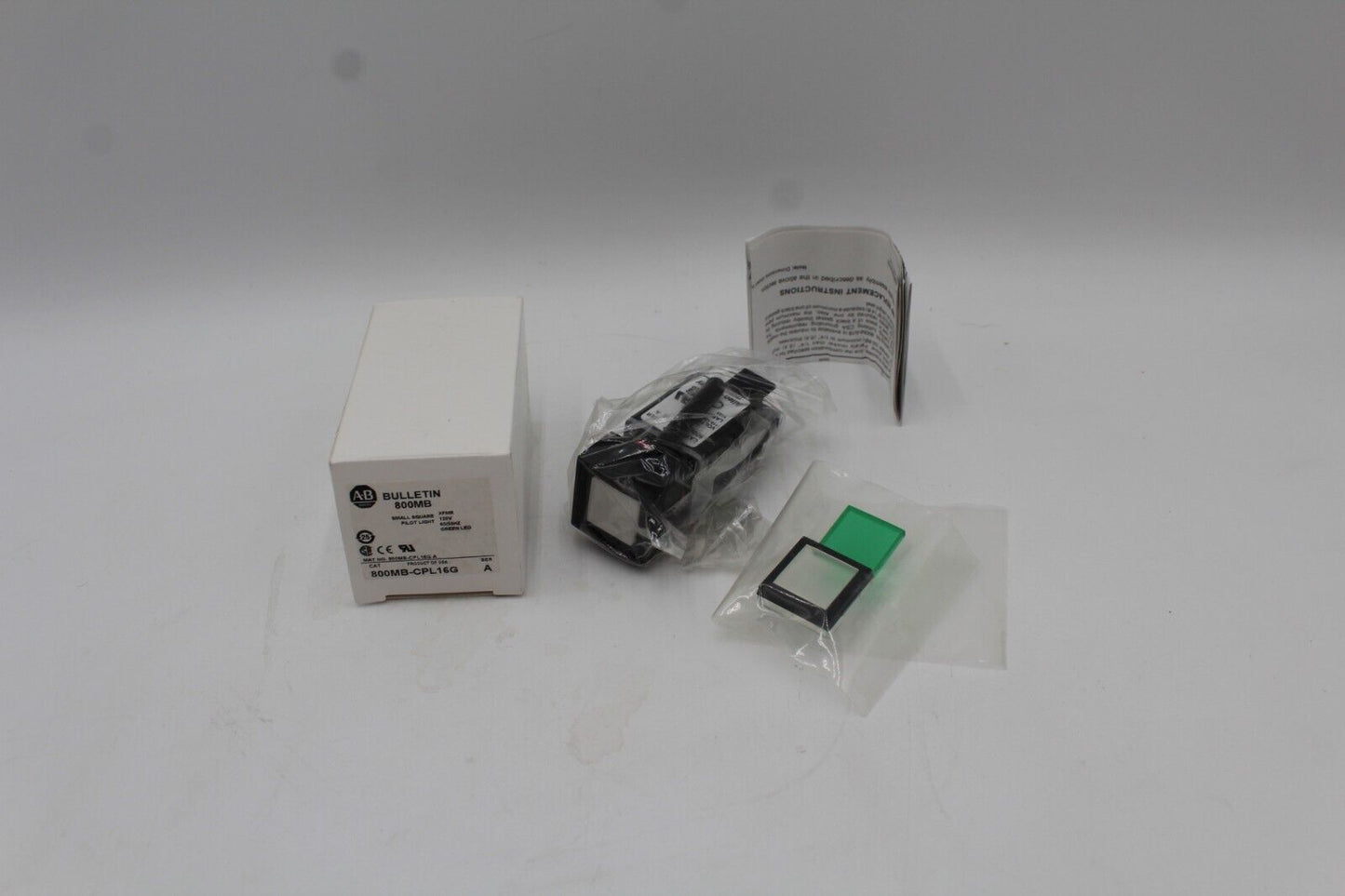 Allen-Bradley 800MB-CPL16G Small Square Pilot Light
