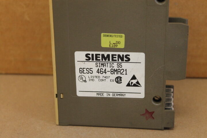 SIEMENS 6ES5464-8MA21 ANALOG INPUT