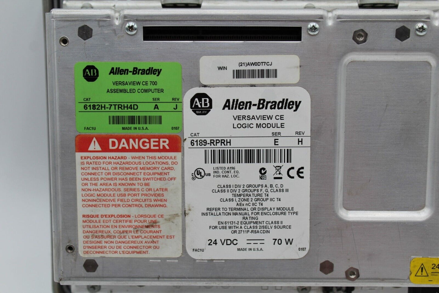 Allen-Bradley 6182H-7TRH4D VersaView CE 700