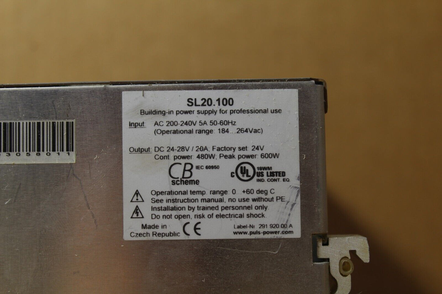 Puls SL20.100 Power Supply