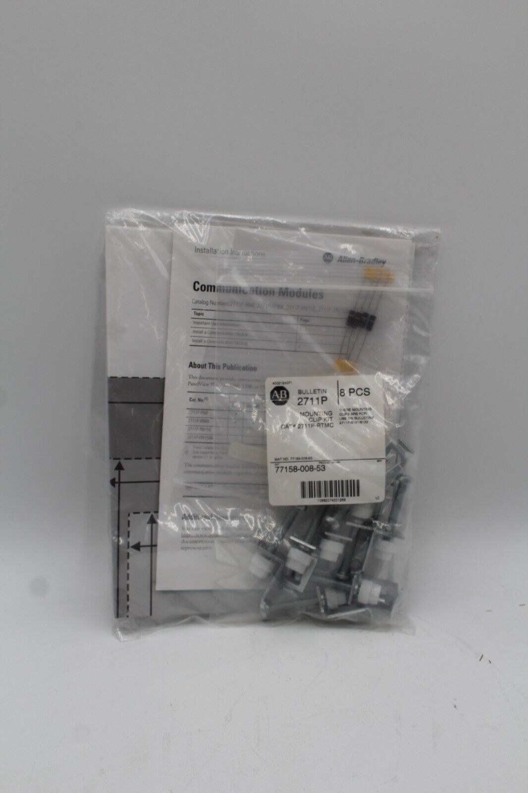 Allen-Bradley 77158-008-53 Mounting Clip Kit
