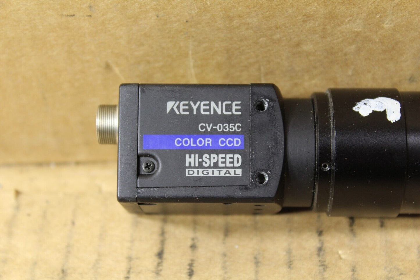 Keyence CV-035C Industrial Camera w/Lens