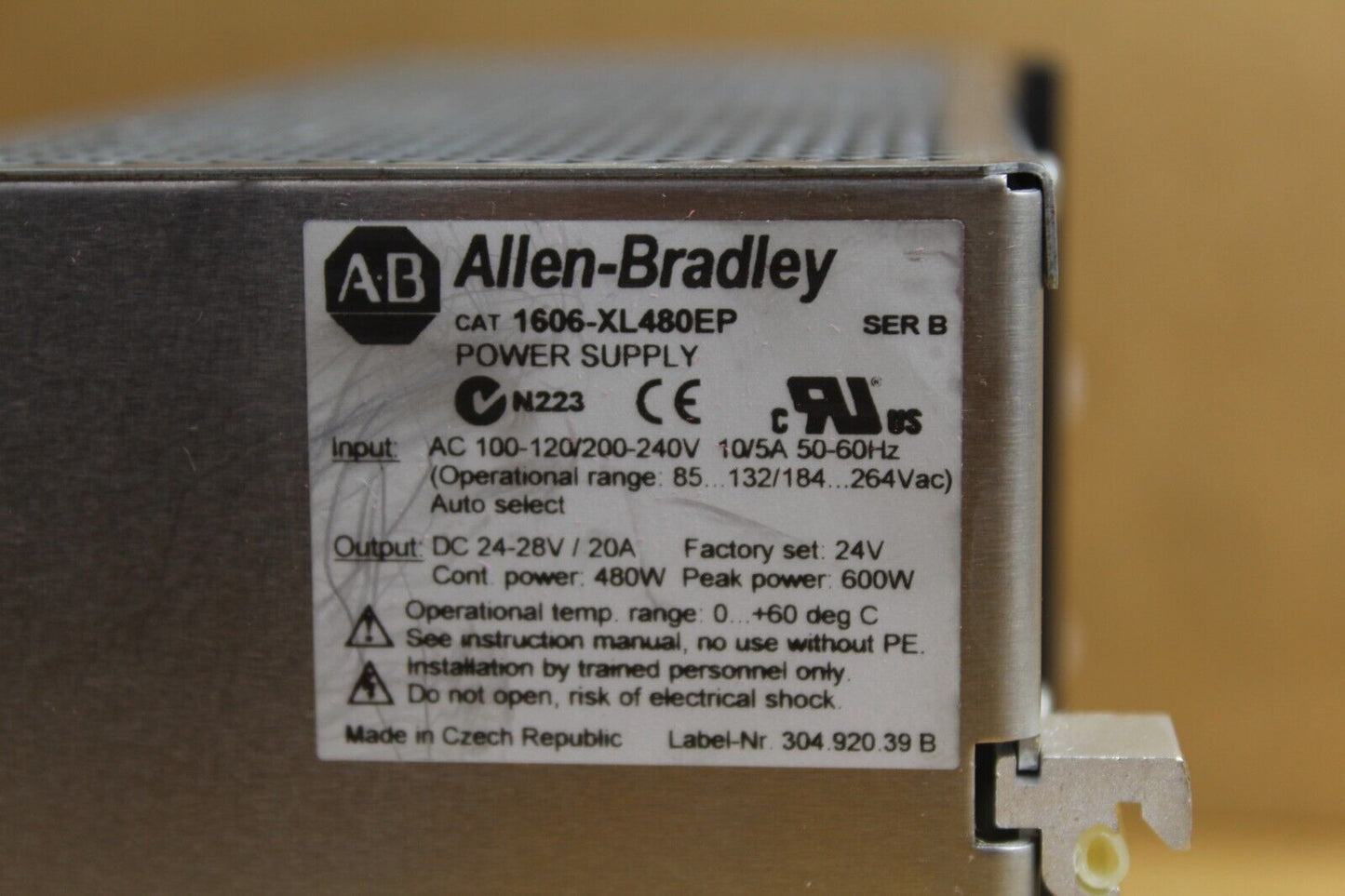 Allen-Bradley 1606-XL480EP Power Supply