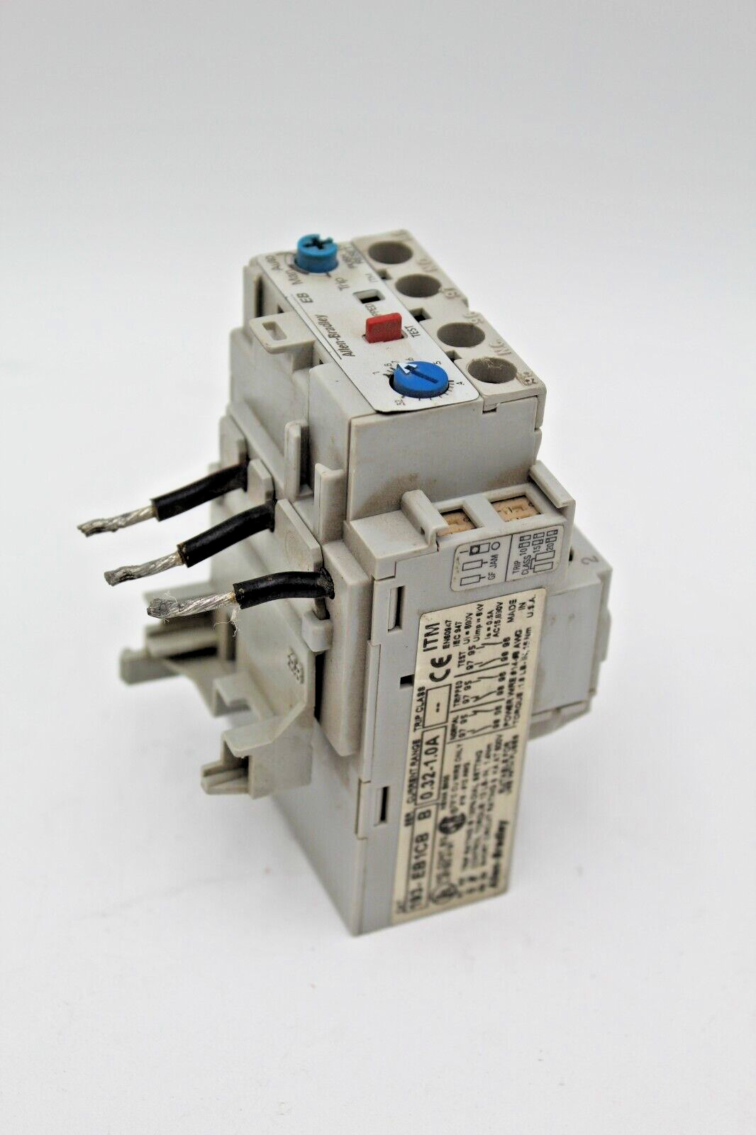 ALLEN BRADLEY 193-EB1CB SER. B OVERLOAD RELAY