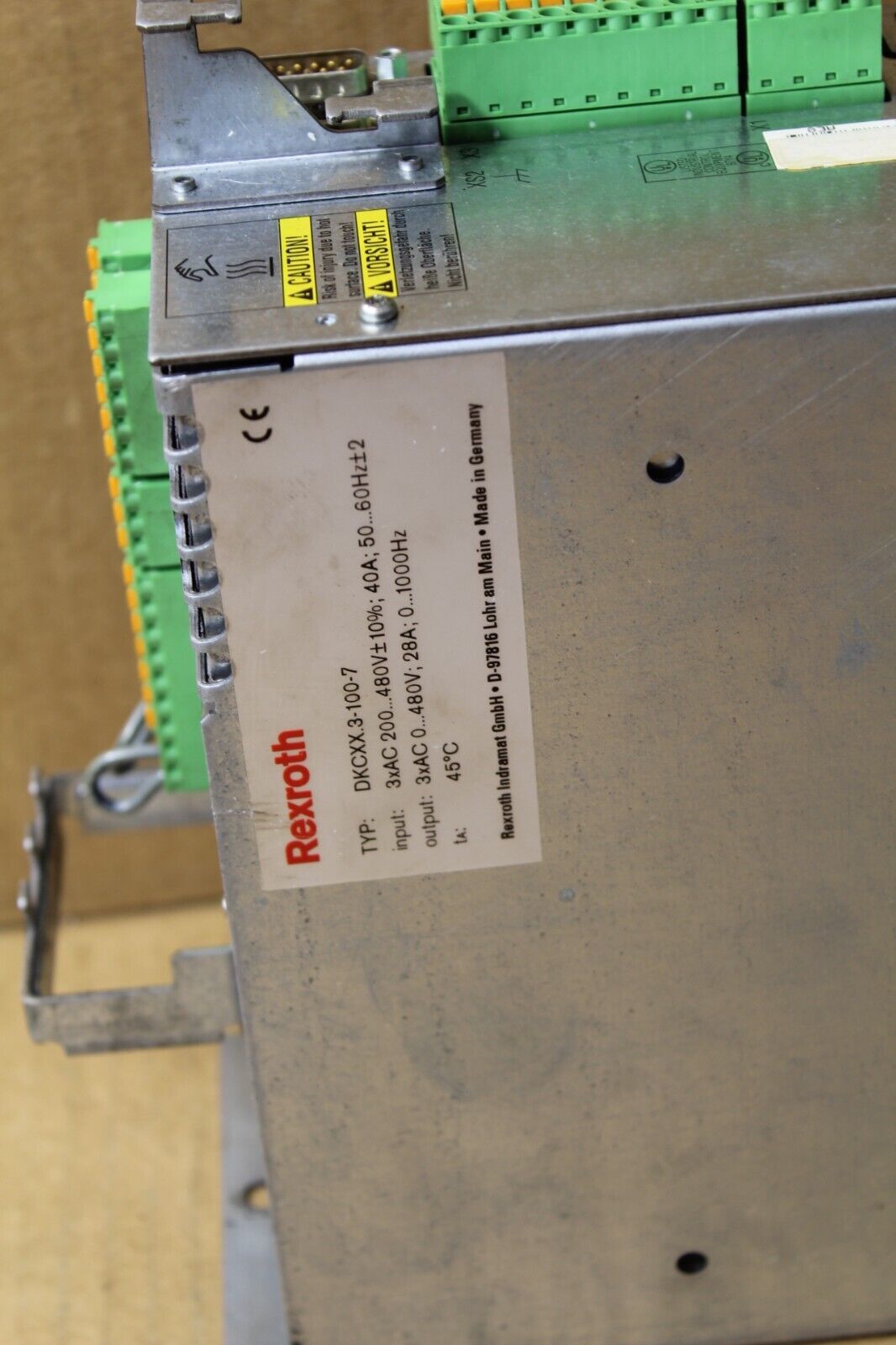 Rexroth Indramat DKC06.3-100-7-FW DeviceNet Servo Drive