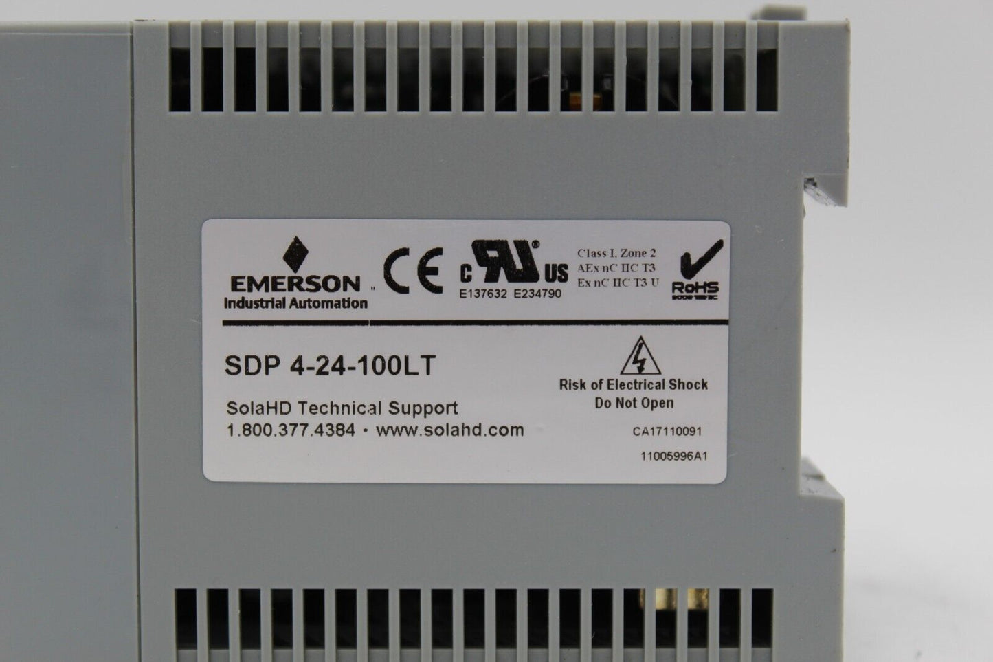 Emerson SOLA SDP 4-24-100LT Power Supply