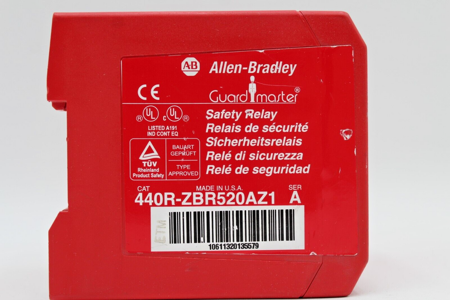 Allen-Bradley 440R-ZBBR520AZ1 Guardmaster Safety Relay