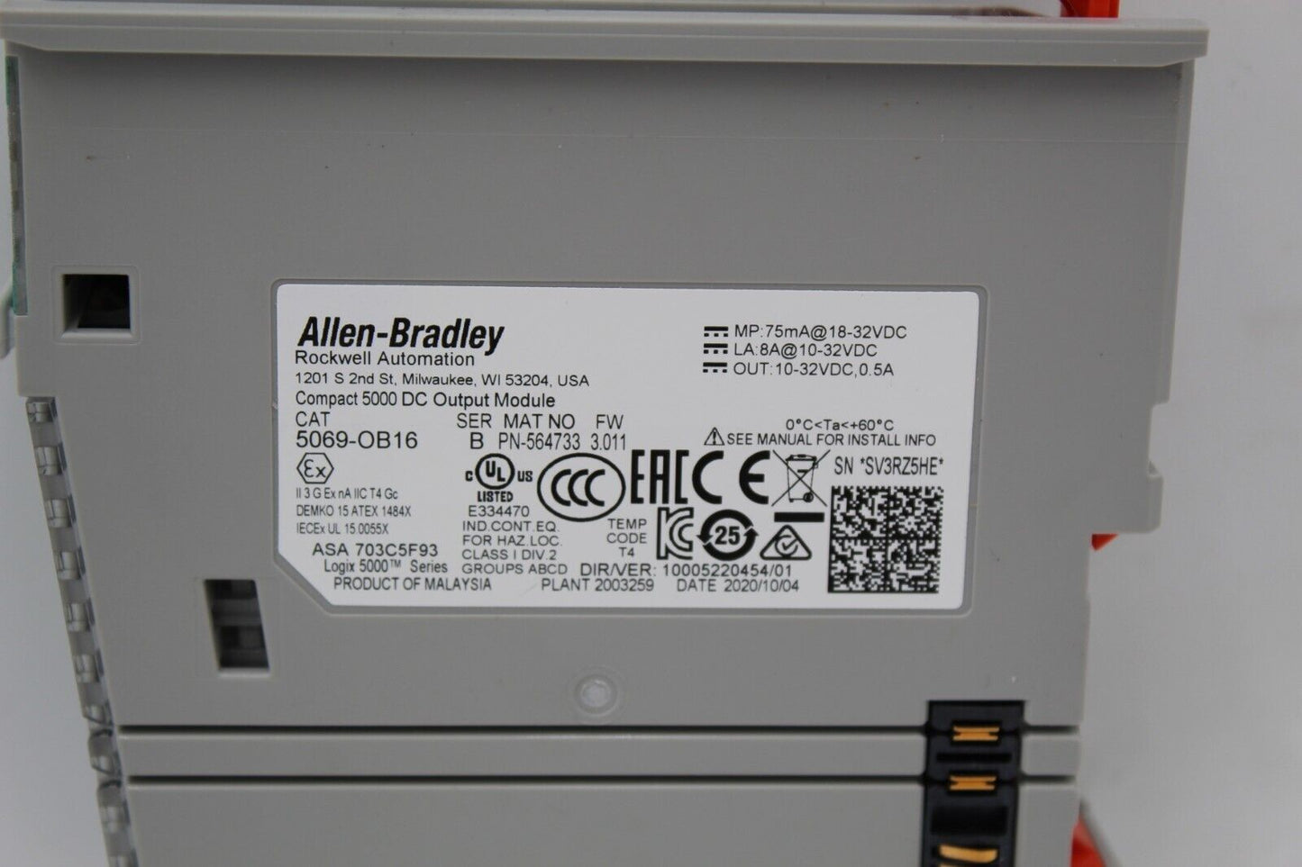 Allen-Bradley 5069-OB16 Compact5000 DC Output Module