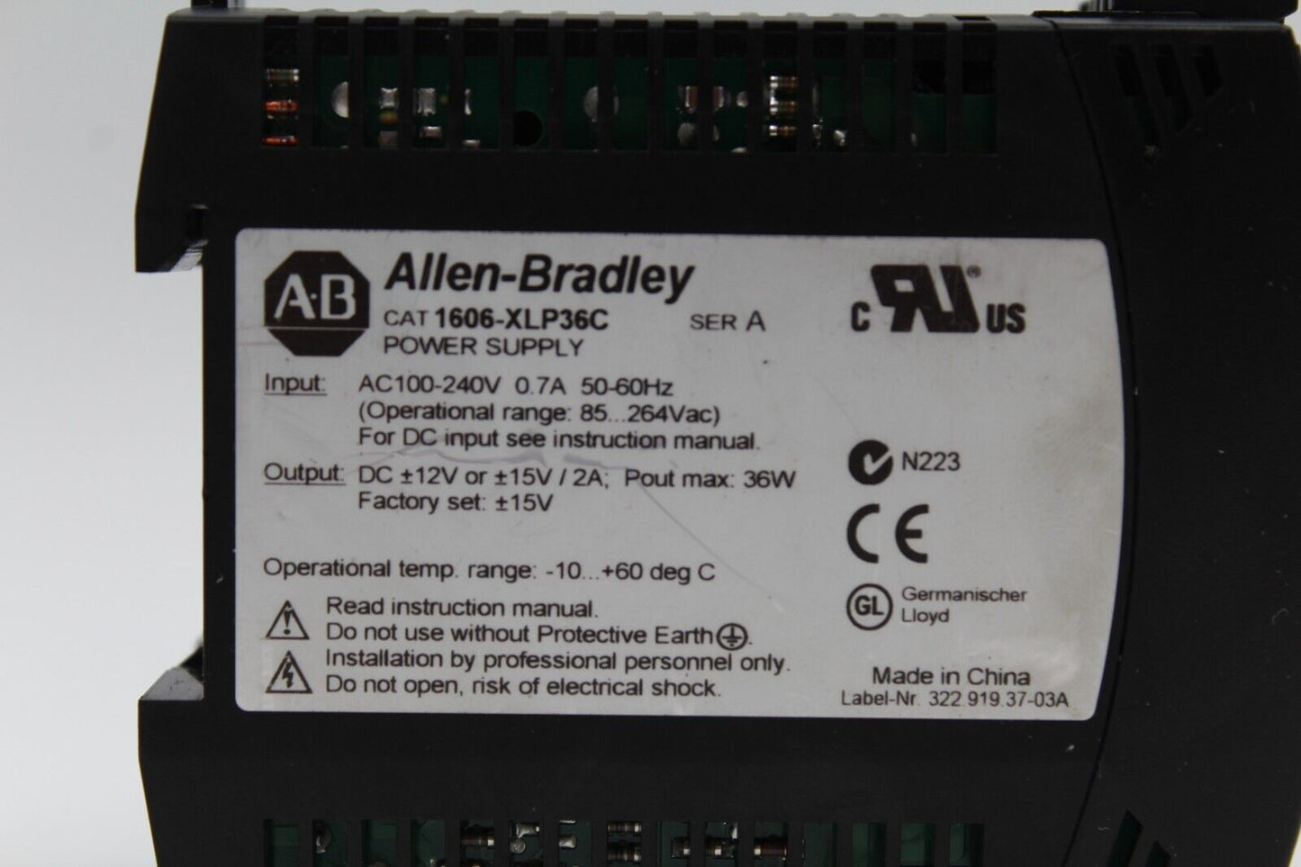 Allen-Bradley 1606-XLP36C Power Supply