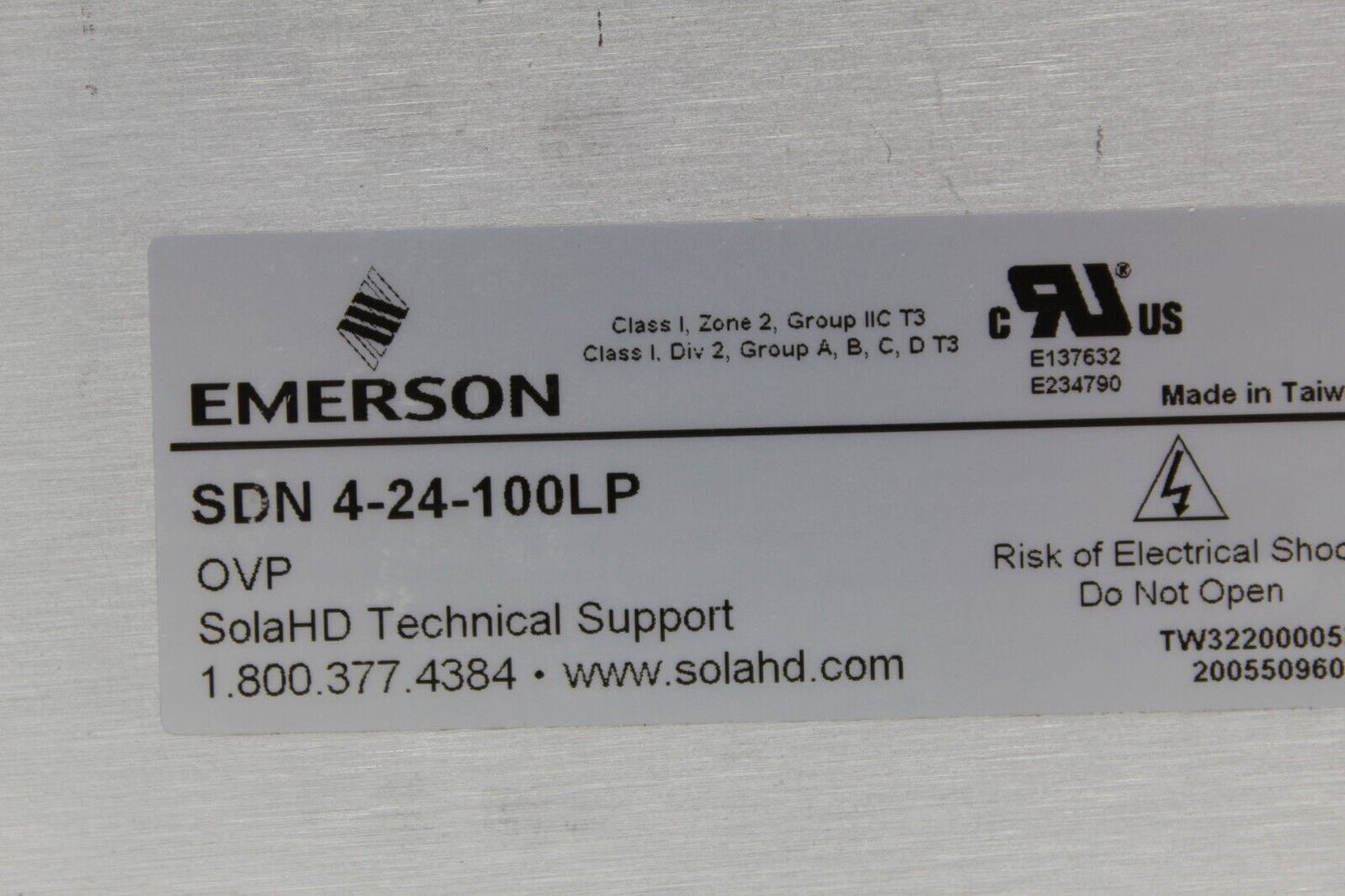 Emerson Sola SDN 4-24-100LP Power Supply