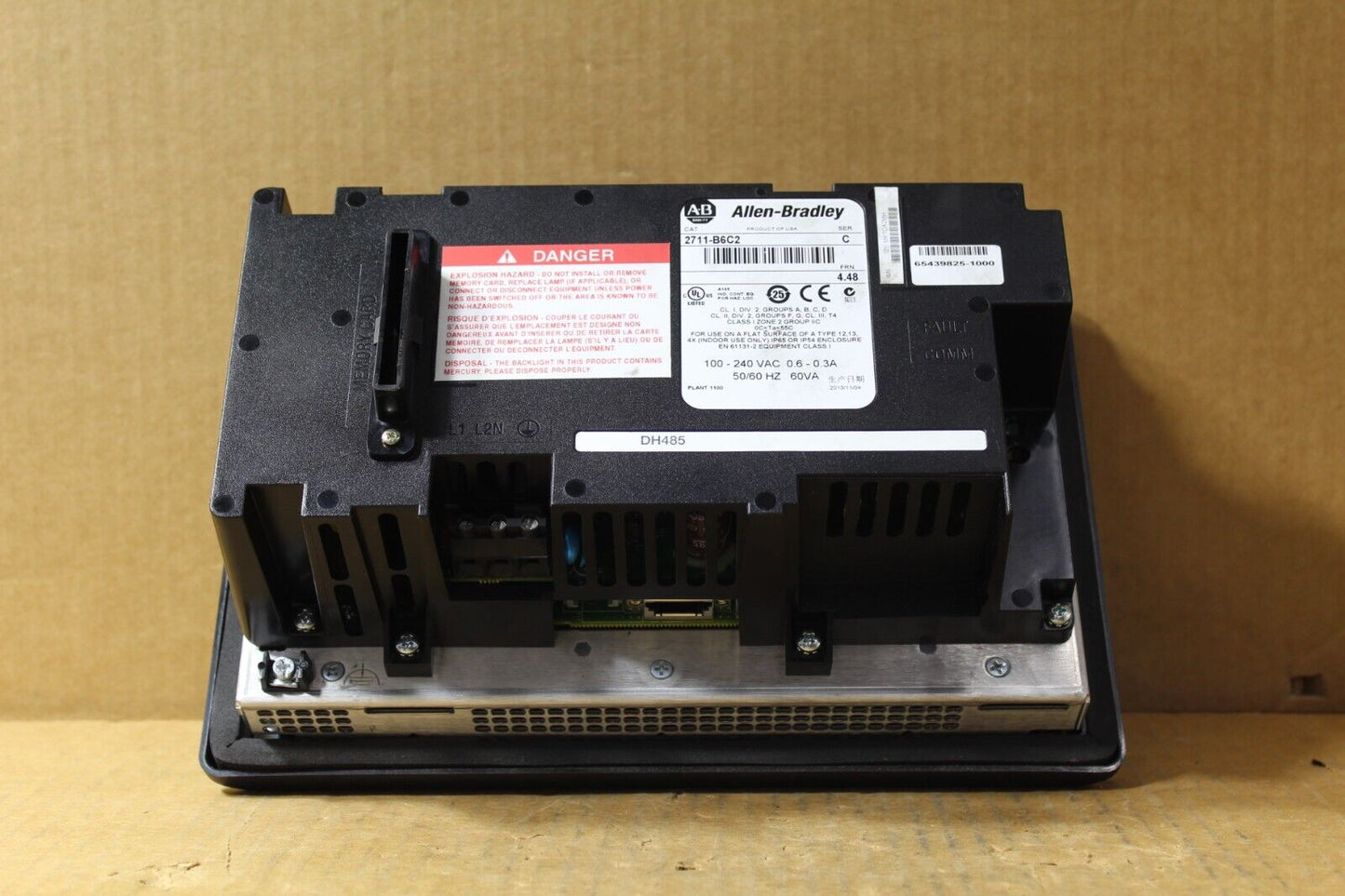 Allen-Bradley PanelView 600 2711-B6C2 Operator Interface Panel