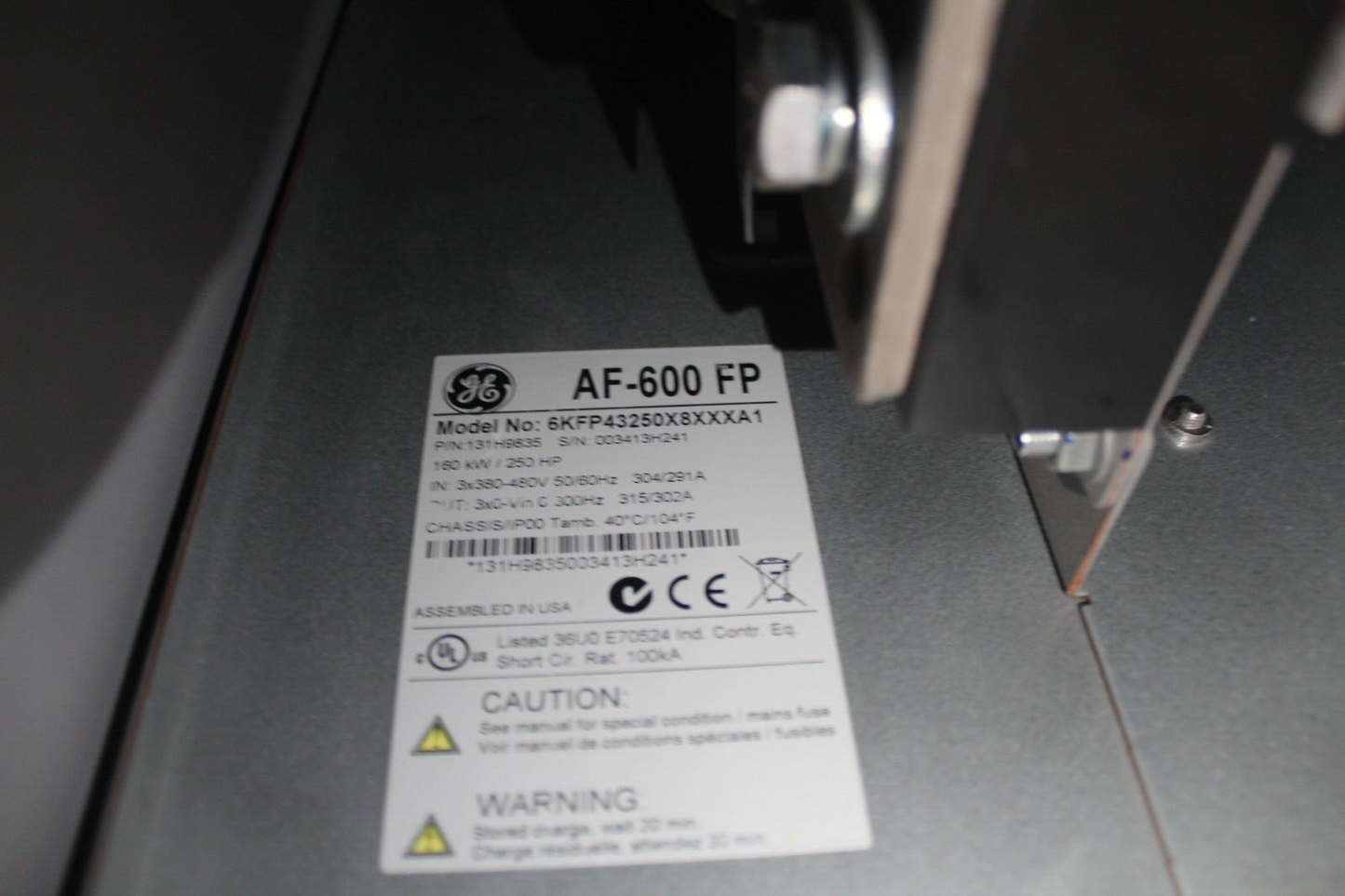 GE 6KFP43250X8XXXA1 Drive