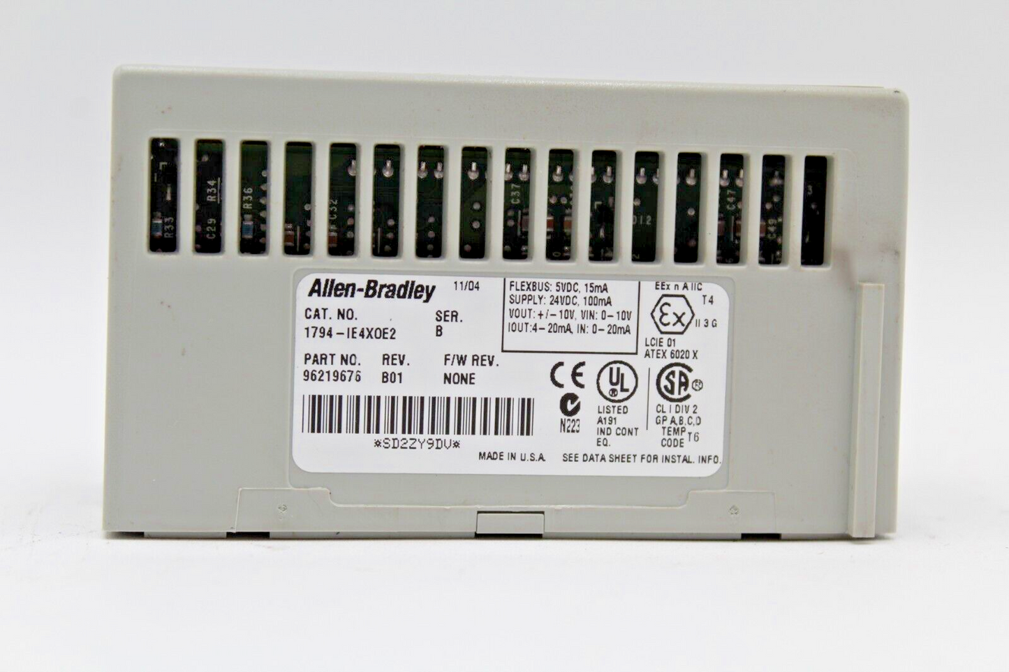 Allen-Bradley 1794-IE4XOE2 Flex I/O Analog Combination Module