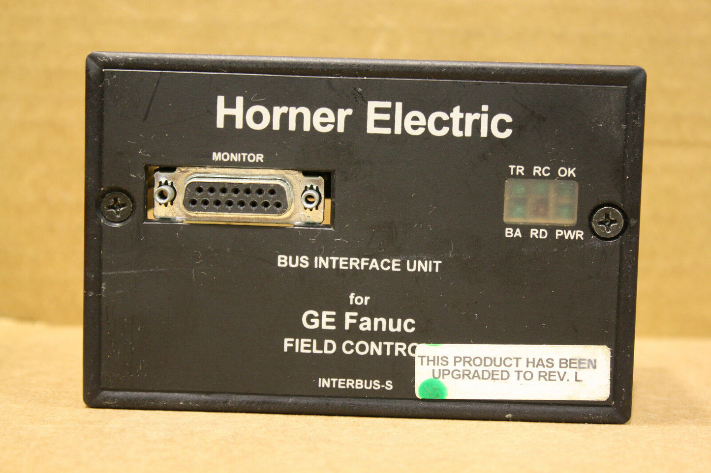 GE FANUC HE670IBU100N BUS INTERFACE UNIT FOR GE FIELD CONTROL INTERBUS-S