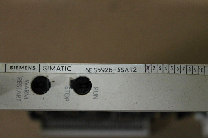 Siemens 6ES5926-3SA12 Simatic S5 CPU 926