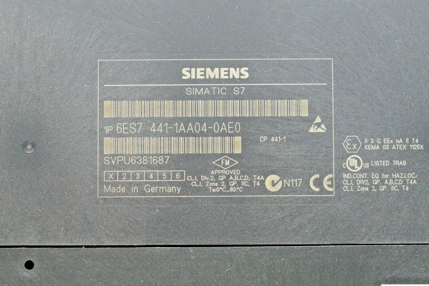Siemens 6ES7 441-1AA04-0AE0 Simatic S7 Coupling Module